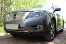 Защита радиатора Nissan Pathfinder с 2014г Хром